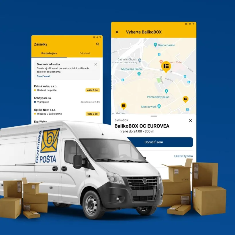 Mobile App for Clients of the Slovak Post